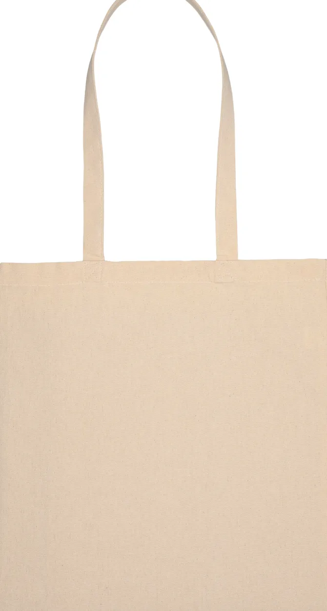 Torba z bawełny organicznej z długimi uszami 220 g/m2 HONG KONG / Beżowy 321913