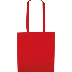 Torba z bawełny organicznej z długimi uszami 180 g/m2 BRANSLEY / Czerwony 370605