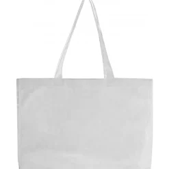 Torba z bawełny organicznej z długimi uszami 270 g/m2 BARI / Biały 322906