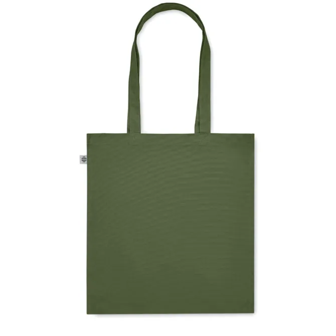 Torba z bawełny organicznej / Zielony MO2197-09