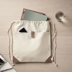 Torba z bawełny z recyklingu / Beżowy MO6550-13