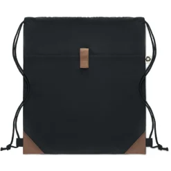 Torba z bawełny z recyklingu / Czarny MO6550-03