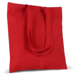 Torba z bawełny z recyklingu z dnem 140g/m² 38x42cm / Czerwony LT95241-N0021