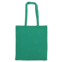 Torba z bawełny z recyklingu z dnem 140g/m² 38x10x42cm / Ciemnozielony LT95242-N0030