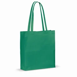 Torba z bawełny z recyklingu z dnem 140g/m² 38x10x42cm / Niebieski LT95242-N0011