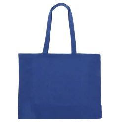 Torba z bawełny z recyklingu z dnem 140g/m² 49x14x37cm / Niebieski LT95243-N0011