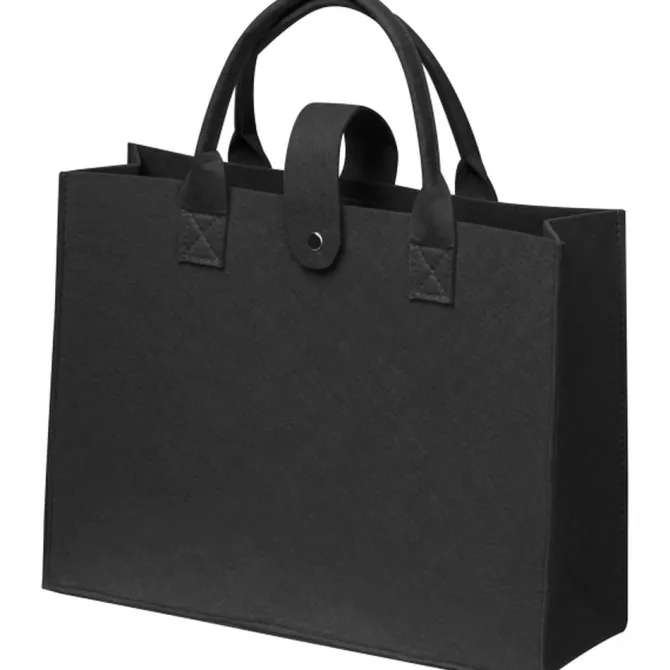 Torba z filcu RPET ULRICH / Czarny 6377103