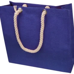 Torba z juty z portfelem MILDRED / Niebieski 6086504