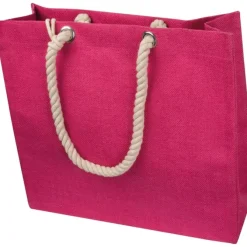 Torba z juty z portfelem MILDRED / Różowy 6086511