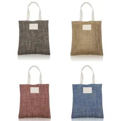 Torba z juty z rączkami 100% bawełny / ZigJute / Olive Green IP31113847