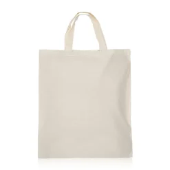Torba z krótkimi rączkami, 100% bawełny 95 g/m2 / Shorthandle / Natural IP31100580
