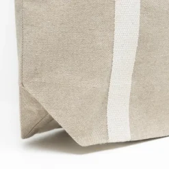 Torba z recyklingowej bawełny 300g z zewnętrzną kieszenią / DAILYBAG / Beżowy IP31117281