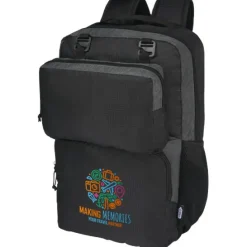 Trailhead plecak na 15-calowego laptopa o pojemności 14 l z recyklingu z certyfikatem GRS / Czarny 12068290
