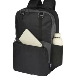 Trailhead plecak na 15-calowego laptopa o pojemności 14 l z recyklingu z certyfikatem GRS / Czarny 12068290