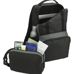 Trailhead plecak na 15-calowego laptopa o pojemności 14 l z recyklingu z certyfikatem GRS / Czarny 12068290