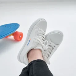 Trampki z PU 40 / Biały MO2040-06