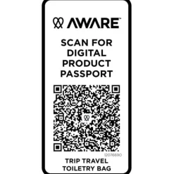 Trip Aware™, kosmetyczka podróżna wykonana z materiałów z recyklingu, 6 l / Czarny 12076690