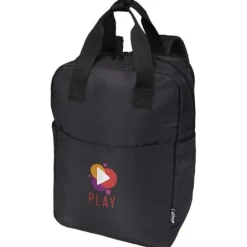 Trip Aware™, plecak na laptopa 14 cali wykonany z materiałów z recyklingu, 9 l / Czarny 12076290