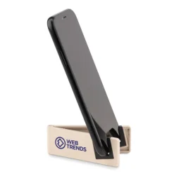 Uchwyt na telefon bambus/ABS / Biały MO9994-06