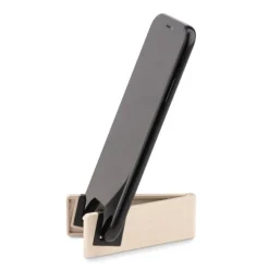 Uchwyt na telefon bambus/ABS / Biały MO9994-06