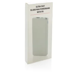 Ultra szybki power bank 10000 mAh z PD / Biały P324.673