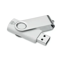 USB 16G z ABS z recyklingu     MO2080-06 / Biały MO2080-06-16G