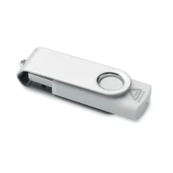 USB 16G z ABS z recyklingu     MO2080-06 / Biały MO2080-06-16G