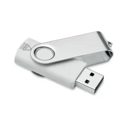 USB 16G z ABS z recyklingu     MO2080-06 / Biały MO2080-06-16G