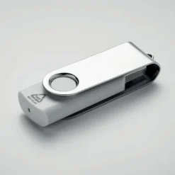 USB 16G z ABS z recyklingu     MO2080-06 / Biały MO2080-06-16G