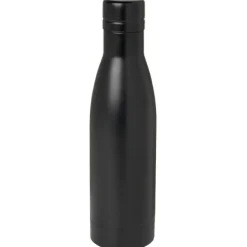 Vasa butelka ze stali nierdzwenej z recyklingu z miedzianą izolacją próżniową o pojemności 500 ml posiadająca certyfikat RCS / Czarny 10073690