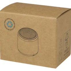 Velkis głośnik bezprzewodowy Bluetooth® o mocy 3 W z tworzyw sztucznych pochodzących z recyklingu / Biały 12448501