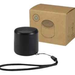 Velkis głośnik bezprzewodowy Bluetooth® o mocy 3 W z tworzyw sztucznych pochodzących z recyklingu / Czarny 12448590