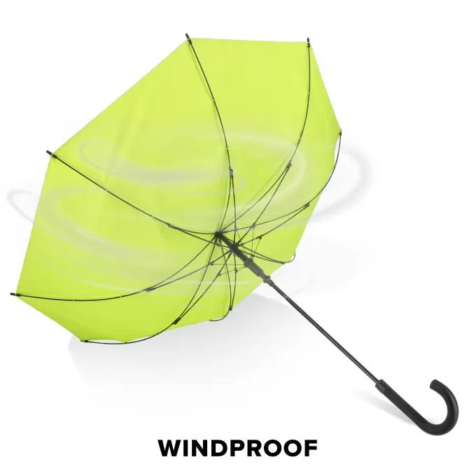 Verdure 190T Pongee 23" Wiatroodporny parasol z uchwytem, automatyczny / Jasnozielony LT97119-N0032