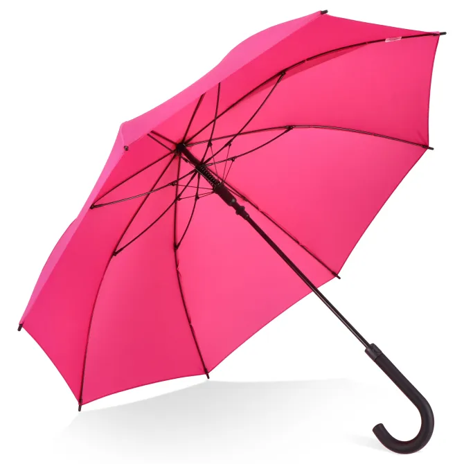 Verdure 190T Pongee 23" Wiatroodporny parasol z uchwytem, automatyczny / Różowy LT97119-N0076