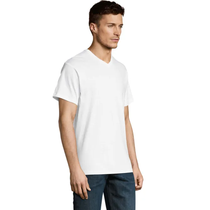 VICTORY Męski T-SHIRT 150g / Biały S11150-WH-3XL