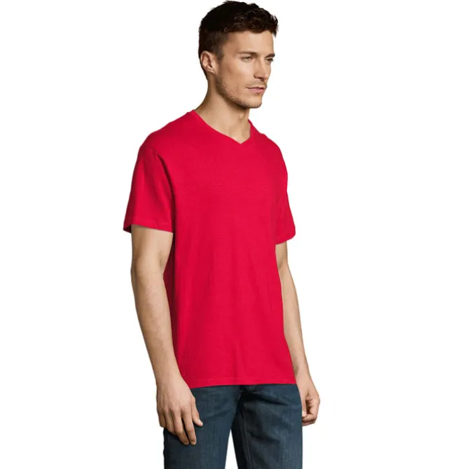 VICTORY Męski T-SHIRT 150g / Czerwony S11150-RD-3XL