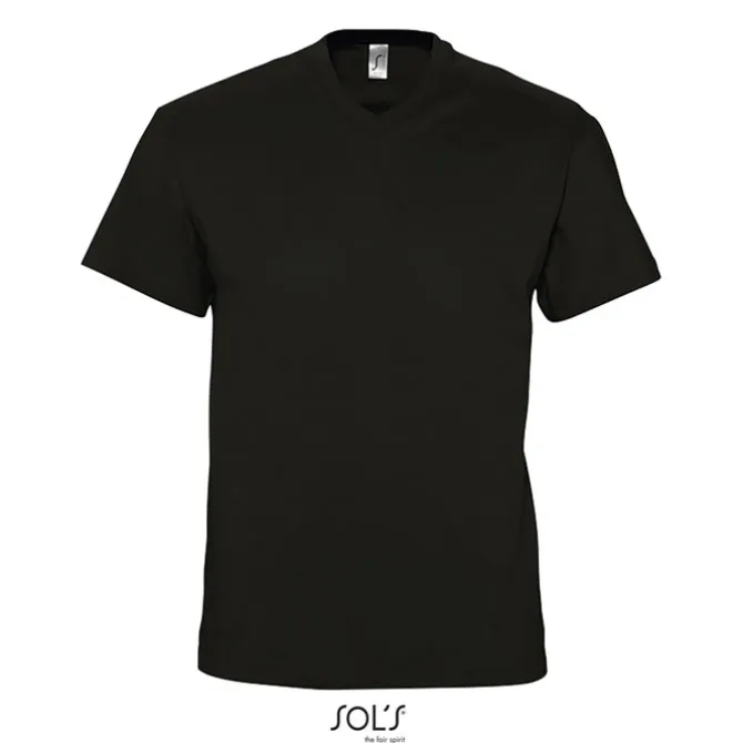 VICTORY Męski T-SHIRT 150g / Deep black S11150-DB-S