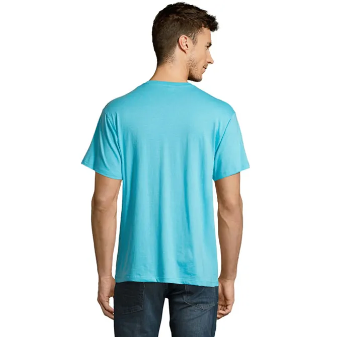 VICTORY Męski T-SHIRT 150g / Niebieski Atol S11150-AL-3XL