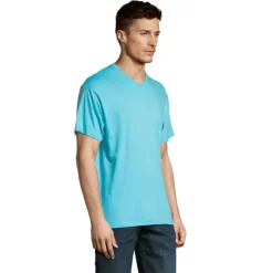 VICTORY Męski T-SHIRT 150g / Niebieski Atol S11150-AL-M