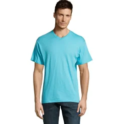 VICTORY Męski T-SHIRT 150g / Niebieski Atol S11150-AL-M