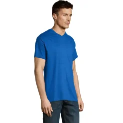 VICTORY Męski T-SHIRT 150g / Niebieski S11150-RB-3XL