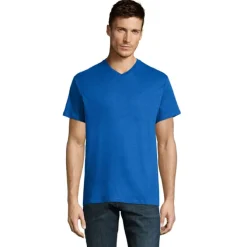 VICTORY Męski T-SHIRT 150g / Niebieski S11150-RB-S