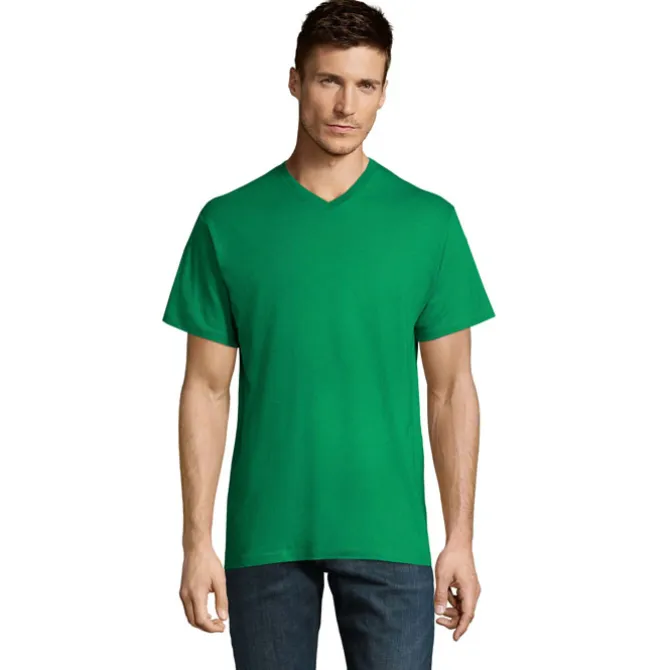 VICTORY Męski T-SHIRT 150g / Zielony S11150-KG-L