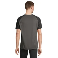 VORTEX RAGLAN T-SHIRT / Black/Charcoal Grey S04787-BI-S