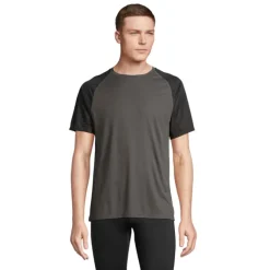 VORTEX RAGLAN T-SHIRT / Black/Charcoal Grey S04787-BI-XXL