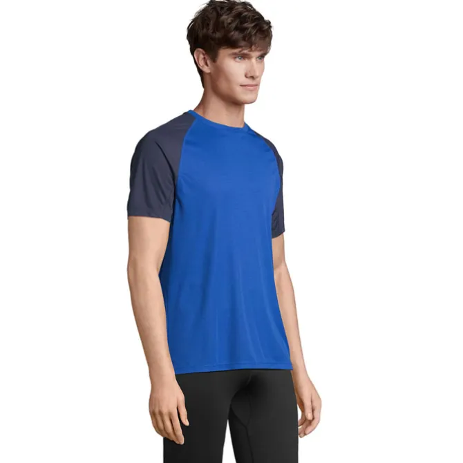 VORTEX RAGLAN T-SHIRT / French Navy/Royal Blue S04787-ET-XXL