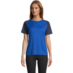 VORTEX WOMEN RAGLAN T-SHIRT / French Navy/Royal Blue S04788-ET-M
