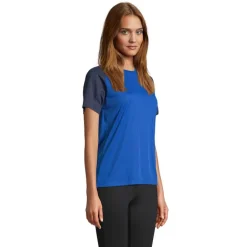 VORTEX WOMEN RAGLAN T-SHIRT / French Navy/Royal Blue S04788-ET-XS