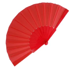 Wachlarz ręczny plastik i poliester / Pomarańczowy LT90522-N0026