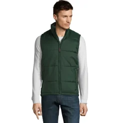 WARM Męska kamizelka 210g / Ciemno-Zielony S44002-FG-4XL
